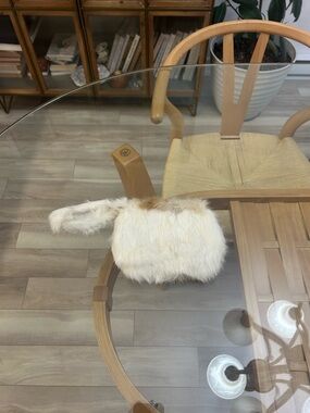 Authentic Fur Wristlet/pouch